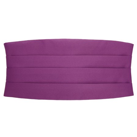 Purple Basic Cummerbund for Men - Cummerbunds
