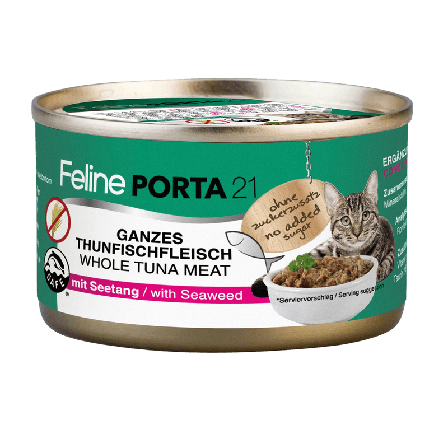 Porta21 - Feline Tunfisk med tang og tare 90g - Katt - Kattefôr & kattemat - Våtfôr og våtmat - ZOO.no