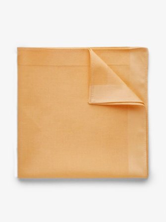 John Henric Herr Orange Näsduk Bomull Storlek Onesize