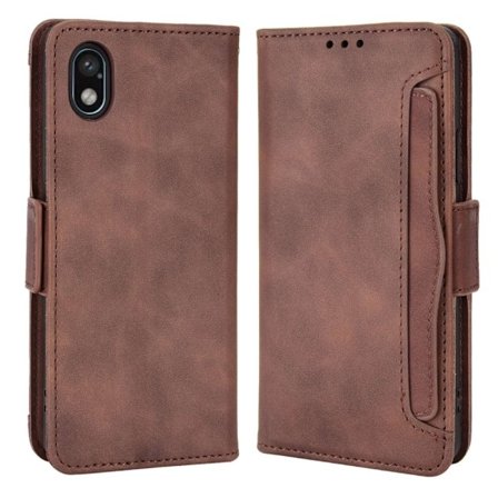 Modernt Sony Xperia Ace III fodral med plånbok - Brun