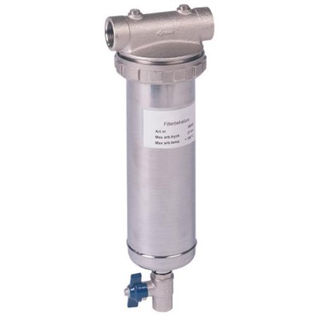 Beulco 50040 Filterhus rustfri, exl. patron, Vand