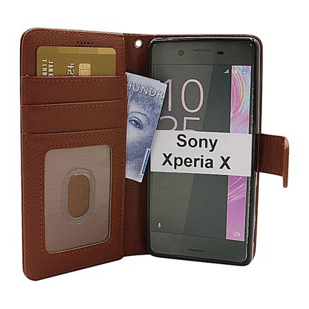 New Standcase Wallet Sony Xperia X (F5121)