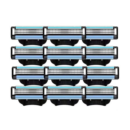 24 stk. Blade-efterfyldninger, Manuel Mach 3 Blade-efterfyldninger til Mach 3 Mænds Blade-efterfyldninger