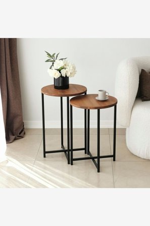 Homitis - Sofabord Neta Round - Brun - Sofaborde - Fra Homeroom