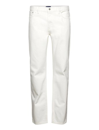 GANT | White Straight Jeans | 36 x 36