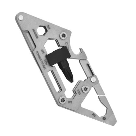 Multifunksjonell Mini Sammenleggbar Bladkutter i Rustfritt Stål for Utendørs Camping