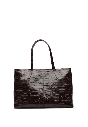 Nunoo Shopper Braided Texas Chocolate Handväskor Dam Brun LARGE