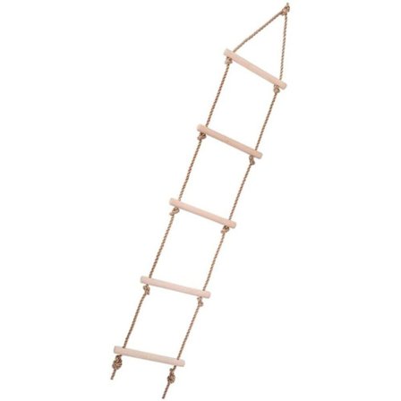 Rebestige klatrestigetøj med 5 trin til børn, belastbar op til 120 kg KLB