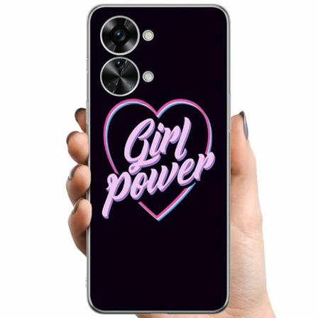 Oneplus Nord 2t Tpu Mobilskal Neon Girl Power