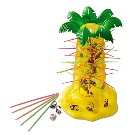 Mattel Games Monkey Alarm Barnespill Leke Egnet For 2 - 4 Spillere Barnespill