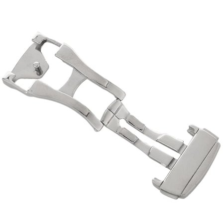 20mm Urverkrem i rustfritt stål med brettebeslag for , glatt #20mm