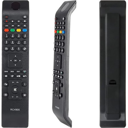 Universal fjernbetjening erstatning for JVC TV fjernbetjening RC4800, Polaroid/Bush/Hitachi/TECHWOOD/Digihome/JMB/Telefunken Smart TV