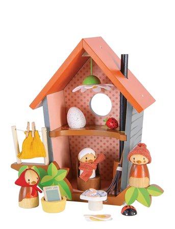 Robin's Nest Box Patterned Tender Leaf