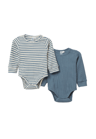 RIKIKI Body RIRI, 2-pack Bodies & set Blå 80