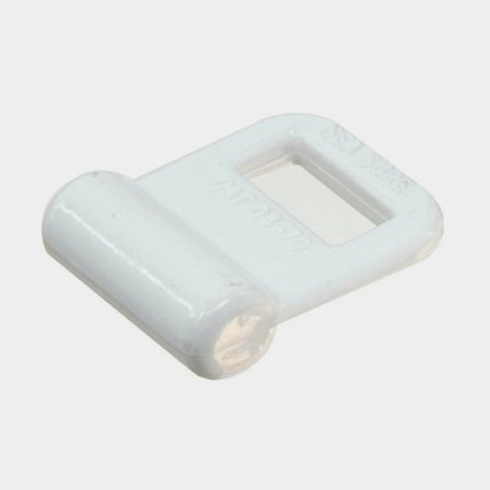 Segeltravare nylon vit, Ø9 mm