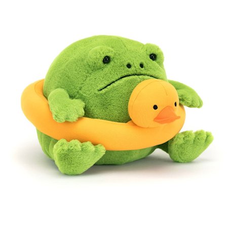 Jellycat Ricky Rain Frog badering plyslegetøj