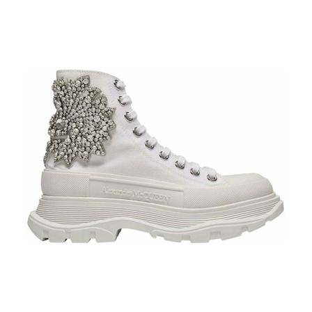 Alexander McQueen, Sneakers Wit, Dames, Maat:39 EU,Canvas