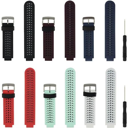 Garmin Forerunner 220/230/235/620/630/735XT/235Lite - Reservedel Smart Wrist Watch Accessory Band Strap