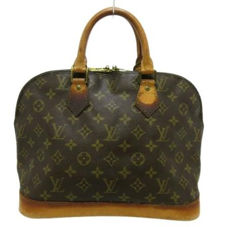 Louis Vuitton Vintage Pre-owned Polyester hndtasker Brun, Dame Vintage Tasker, Størrelse: ONE Size