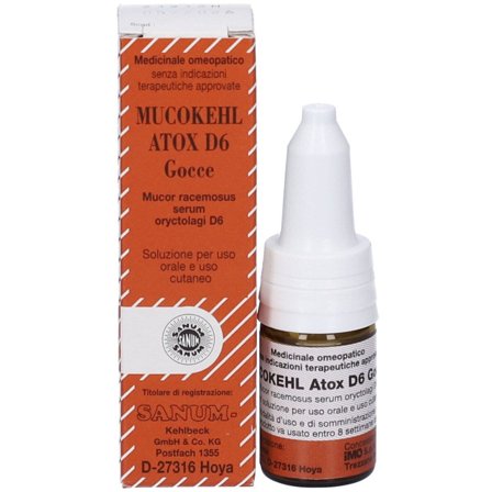 Sanum Mucokehl Atox D6 Gocce Medicinale Omeopatico 30ml