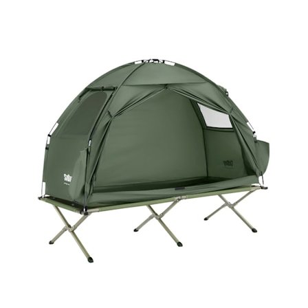 SoBuy Campingtält med 1 dörr i grön 193.5x86x160cm, funktionell OGS32-II-GR