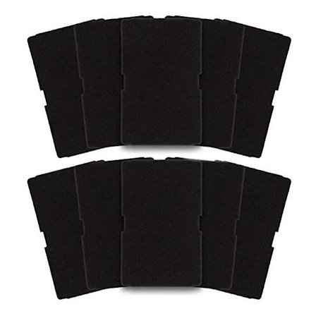 10 kpl kuivausrummun suodatin kuivausrummun vaihtoon Beko 2964840100, nukkasuodatin kuivausrumpuun Beko De8635rx Ds7512pa rumpukuivausrumpu