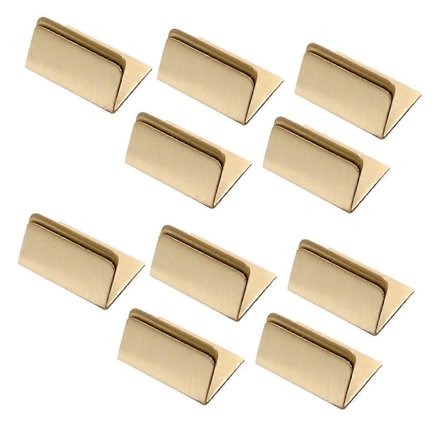 Bordkortholdere Messing 10 stk Bred Størrelse Vintage Bordkortholder Antik Lille Bordkortstander Memo Prissedler