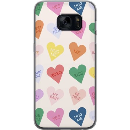 Kompatibelt Mobildeksel til Samsung Samsung Galaxy S7 CandyHearts