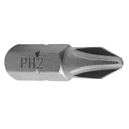 Ironside 201634 Bits phillips, 1/4", 25 mm, 10-pakning PH3, Maskintilbehør & forbruk