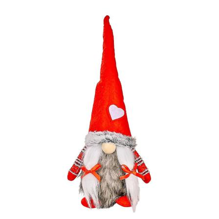Plysch Stickad Juldekoration