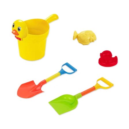 5/8PCS Barnas Sommerleke Tegneserie And Lekebøtte Spade Baby Reise Sandleke (BJ869)