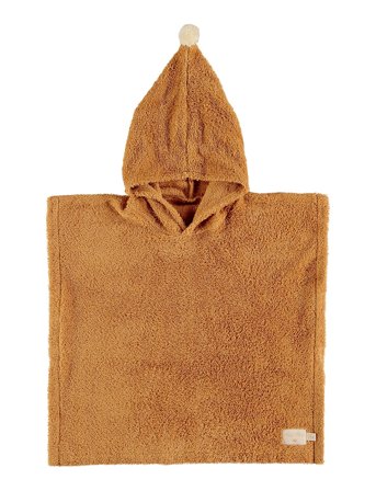 NOBODINOZ So Cute Poncho 55X58 3-5 Y - Brown - 3-5Y