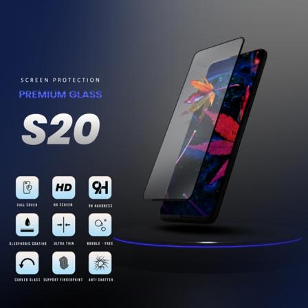Samsung Galaxy S20 - Härdat Glas 9H-Super Kvalitet 3D Skärmskydd