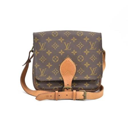 Louis Vuitton Vintage Pre-owned Monogram Cartouchiere PM Väska brun, Dam Vintage Väskor, Dam, Storlek: ONE SIZE