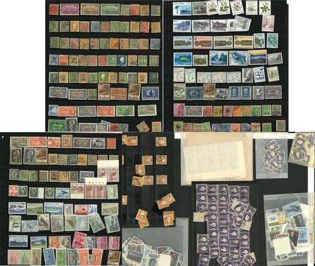 Island - Samling på 4 indstikskort og i poser