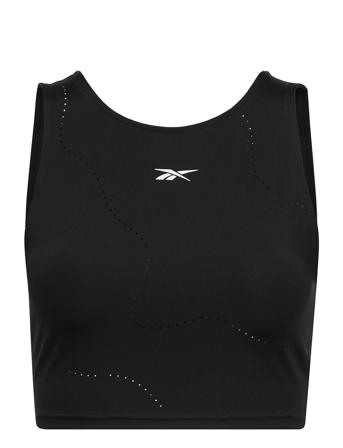 Ts Lux Perform Crop Top Black Reebok Performance