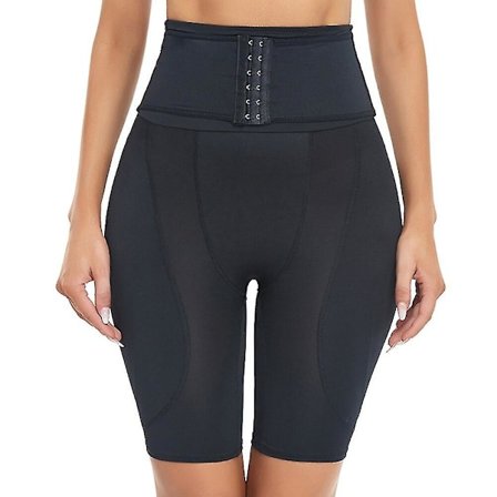 Rumpskydd för större rumpa höftdynor Hip Enhancer Uppgraderad svamp vadderade rumplyftare Trosor Shapewear Magkontroll för kvinnor Bbl,svart