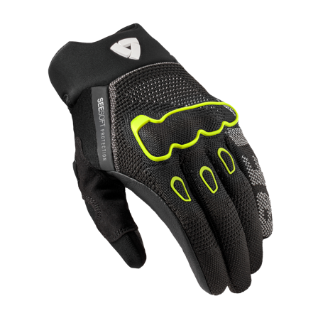 Motorradhandschuhe REV'IT! Hyperspeed 3 Schwarz-Neon-Gelb M