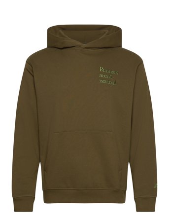 New Balance Athletics Runners Arent Normal Hoodie - Khaki green - XXL