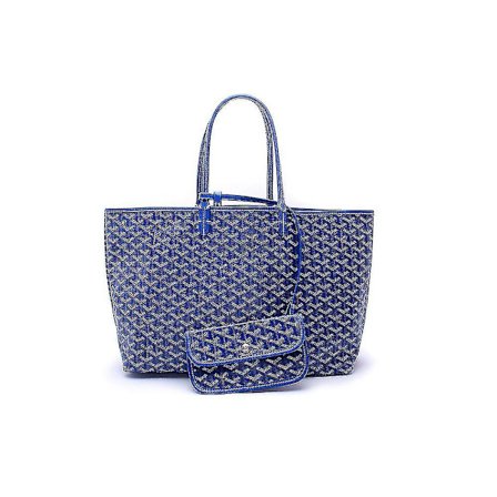 Hunde Tand Tasker Shoppingtasker Stor Kapacitet Tote Tasker Mor Tasker Tote Tasker Gave Toppe - farve: blå