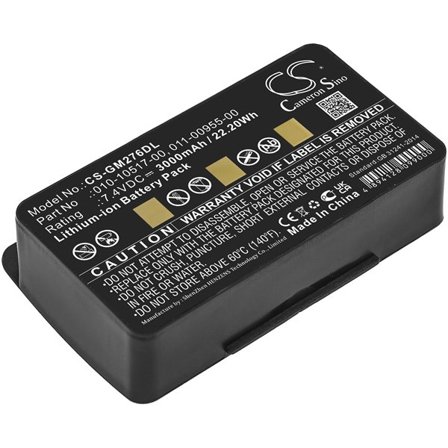 Batteri for Navigator, GPS for Garmin GPSMAP 276, GPSMAP 276c, GPSMAP 296 og andre.