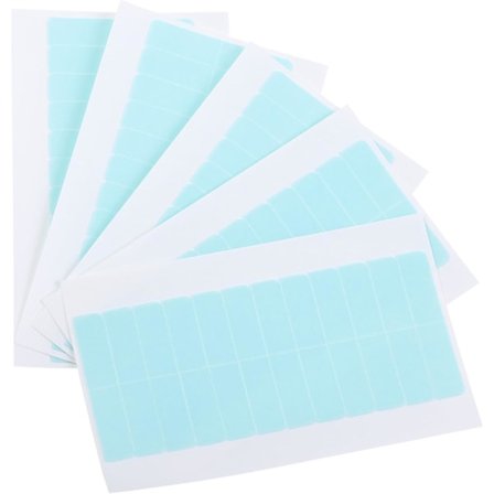 Dobbeltklæbende tape til hair extensions, dobbeltklæbende tape til hair extensions, udskiftning af ægte hår bundt, 60 stk.