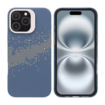 iPhone 16 Pro Max Skal med Magsafe och Utfällbart Stativ - Bl...