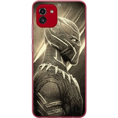 Kompatibelt Mobilskal till Samsung Samsung Galaxy A03 Wakanda Forever : Black Panther