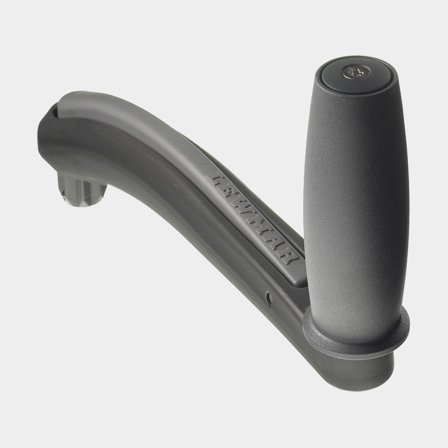 Lierhendel Lewmar One Touch Single Grip 10", met snelvergrendeling, aluminium, 254 mm