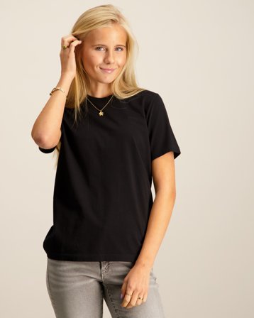 Peak Performance Jr Original Small Logo Tee Noir T-shirts Fille - Kids Brand Store