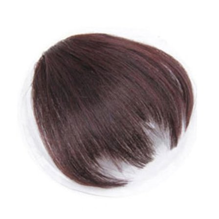 Fornnerg Flickor Oregelbunden Hög Temperatur Fiber Falsk Lugg Bang Hårpiece Hår Extensions (FMY)