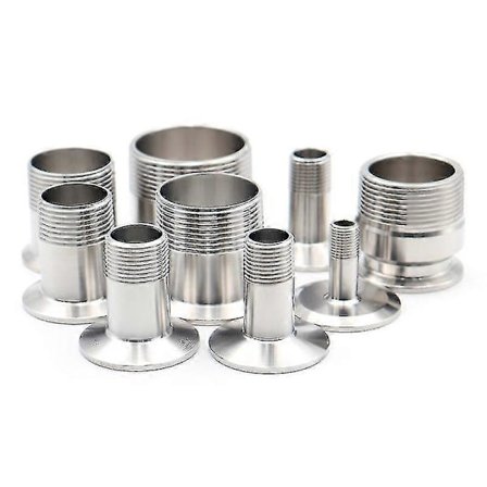 1/4 1/2 3/4 1 Dn15 Dn20 Dn25 Dn32 Dn40 Bspt Urosliitin Saniteettitavarat Ss304 Ruostumattomasta Teräksestä Valmistetut Putkiliittimet Tri Clamp -