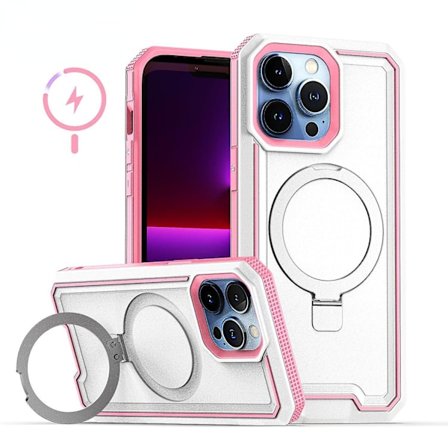 Magsafe Heavy Duty Drop Protection Fodral För Iphone 15 Pro Max 15 Ultra Med Stativ