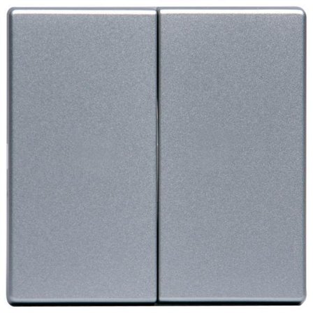 ABB 1785-83 Dobbelvippe for krone og dobbeltrapp Aluminium, Strømbrytere & vegguttak